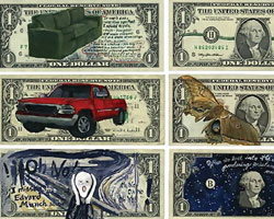 art for crisis.                     my money my currency by hanna von goeler.