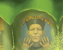 chung ling foo and chung ling soo. a magician divided in two.