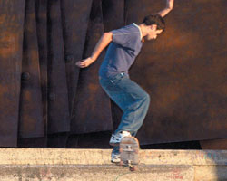 skateboard-a eta kanpo eragileak